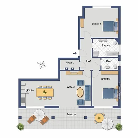 Kaja Kaiserbad 公寓 *